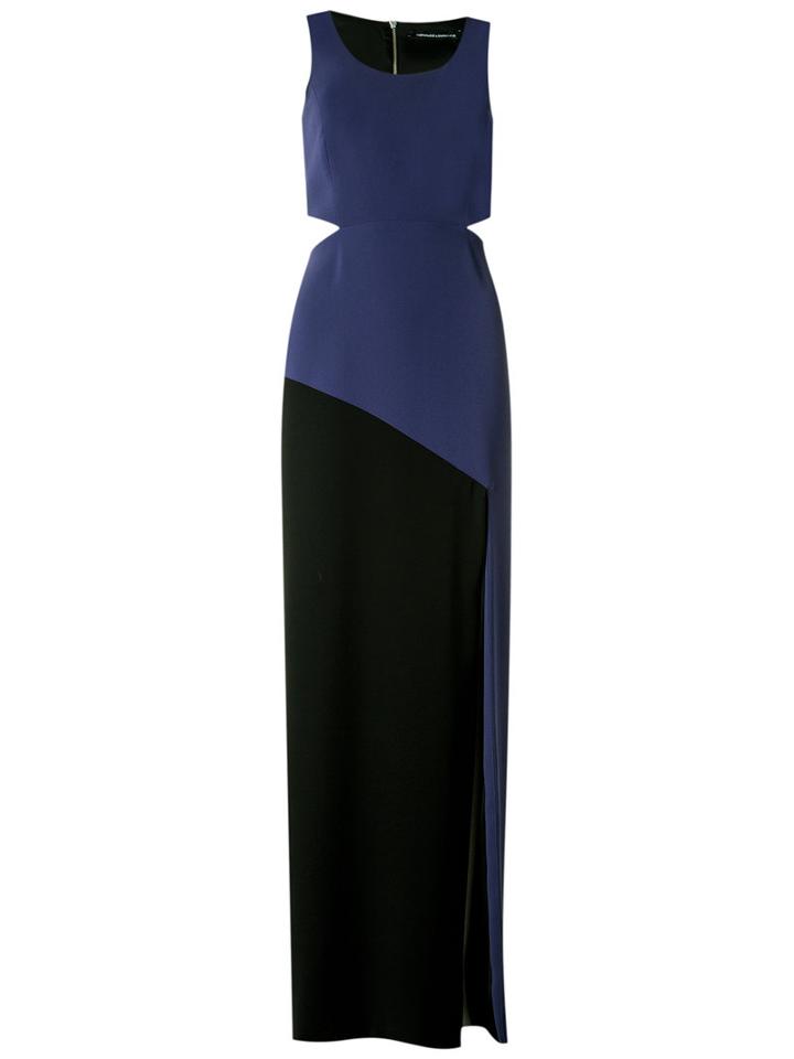 Reinaldo Lourenço - Maxi Dress - Women - Polyester - 36, Blue, Polyester