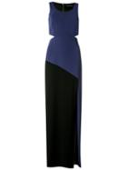Reinaldo Lourenço - Maxi Dress - Women - Polyester - 36, Blue, Polyester