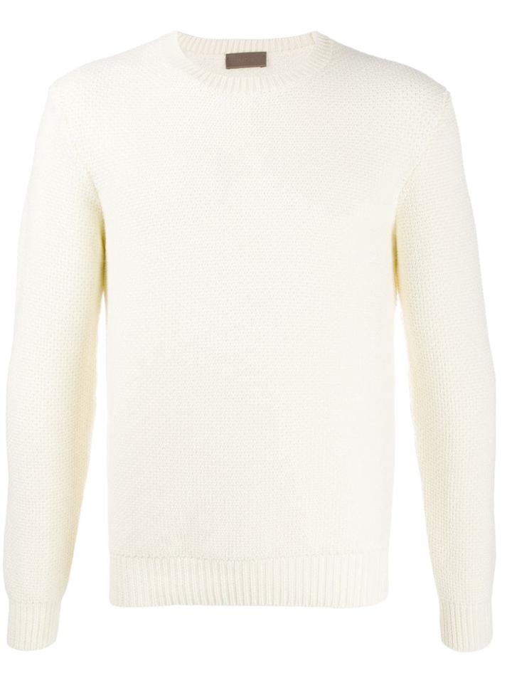 Altea Round Neck Jumper - White