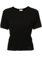 Re/done Ribbed T-shirt - Black