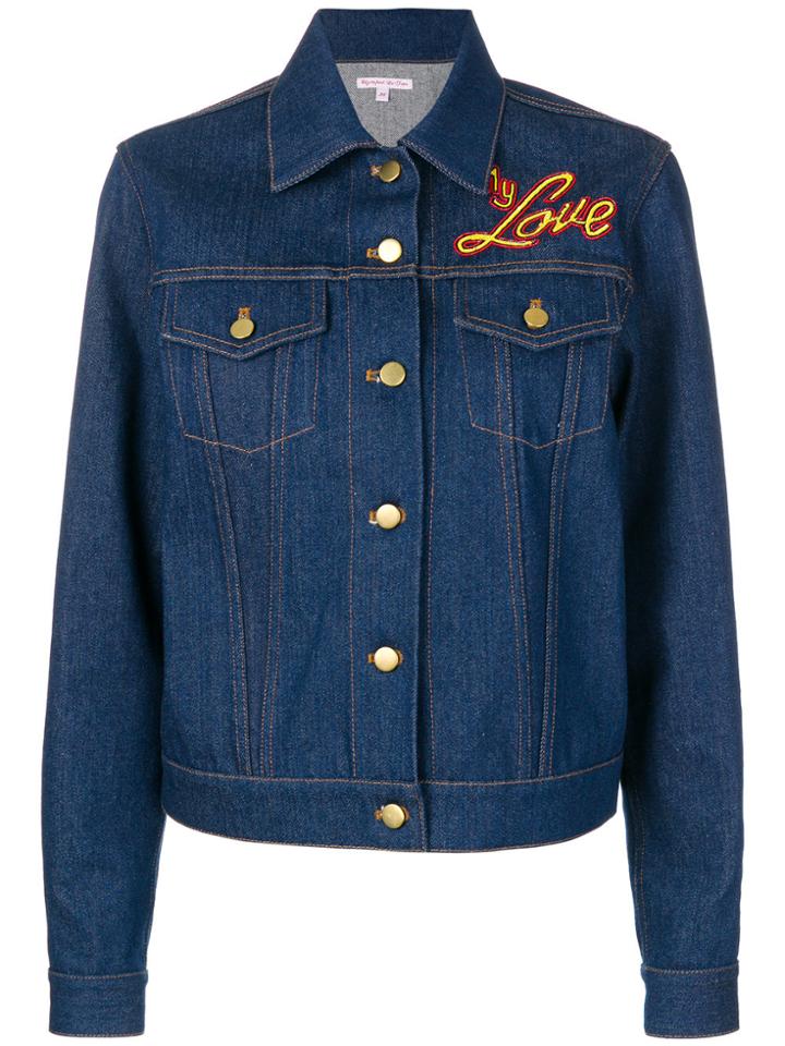 Olympia Le-tan I Do My Own Thing Jacket - Blue