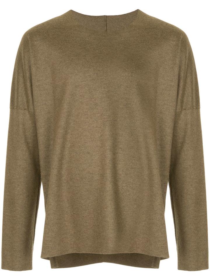Kazuyuki Kumagai Drop Shoulder Sweater - Brown