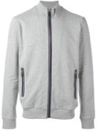 Bikkembergs Logo Embroidered Hooded Jacket, Men's, Size: Medium, Grey, Cotton/spandex/elastane