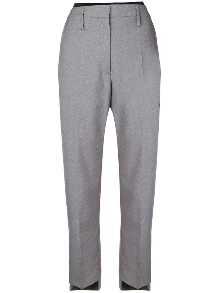 Golden Goose Deluxe Brand Geometric Cropped Trousers - Grey