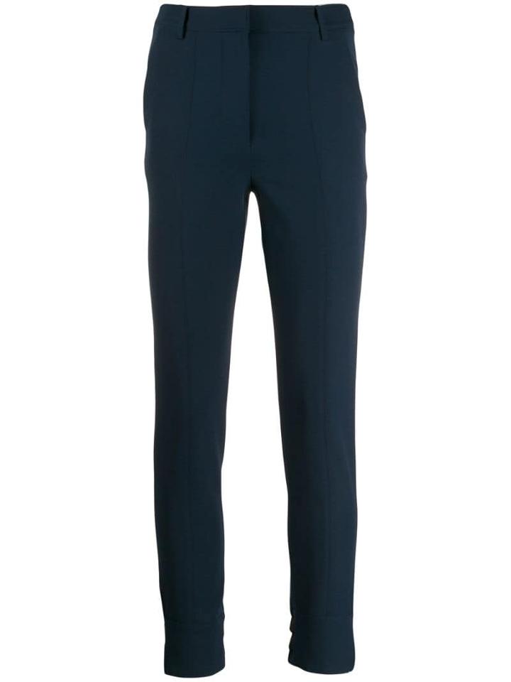 Steffen Schraut High Waisted Skinny Trousers - Blue