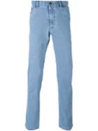 Brioni Regular Jeans, Men's, Size: 37, Blue, Cotton/spandex/elastane
