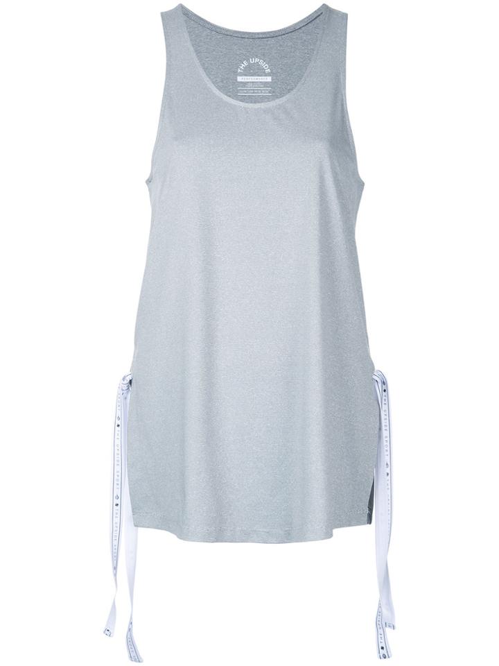 The Upside Longline Issy Tank Top - Grey