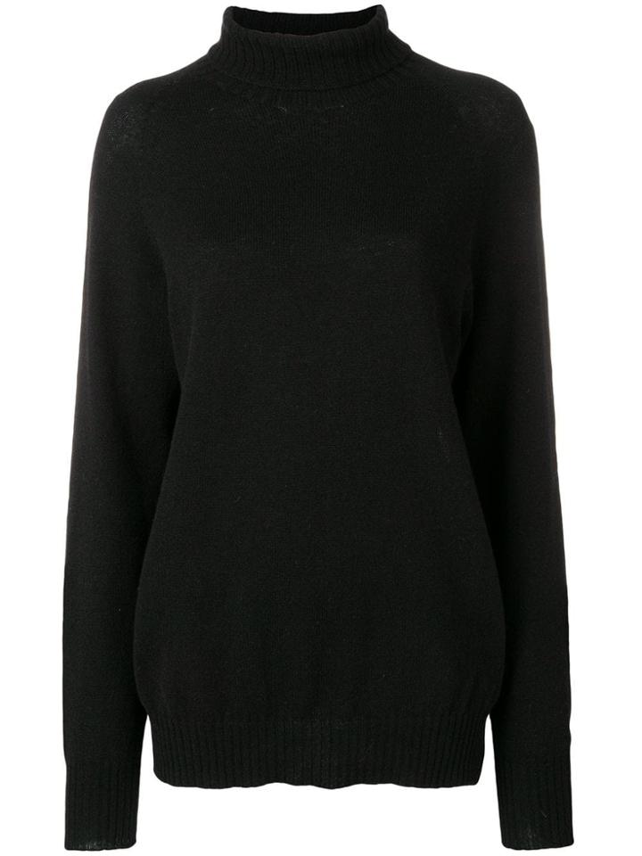 Ma'ry'ya Turtle Neck Sweater - Black