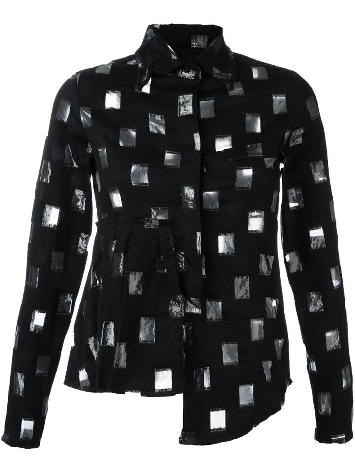 Area Di Barbara Bologna Transparent Square Shirt