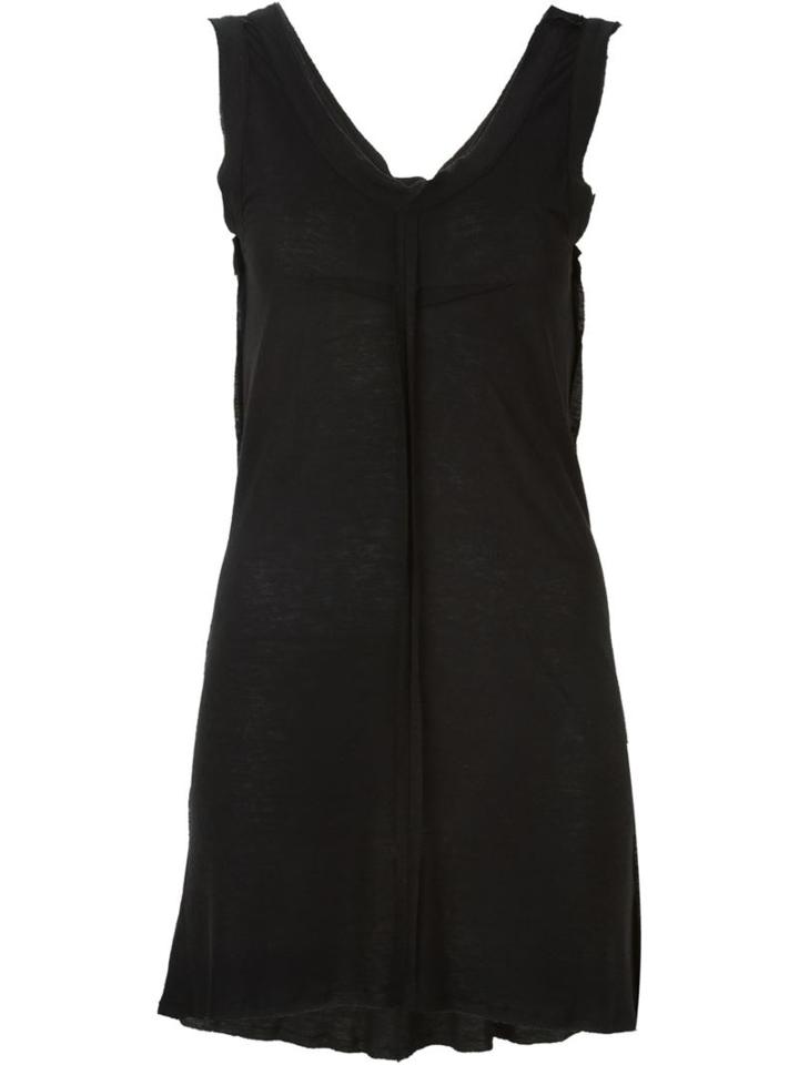 Damir Doma 'taipei' Long Tank, Women's, Size: Small, Black, Viscose/linen/flax