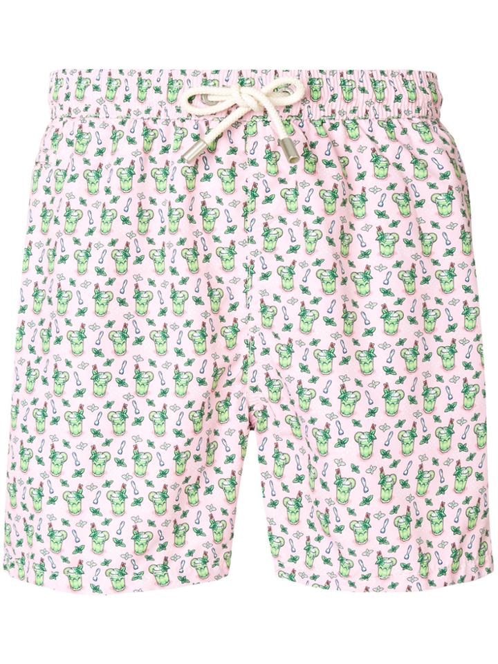 Mc2 Saint Barth Mojito Swim Shorts - Pink & Purple