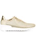 Casadei Metallic Mesh Sneakers