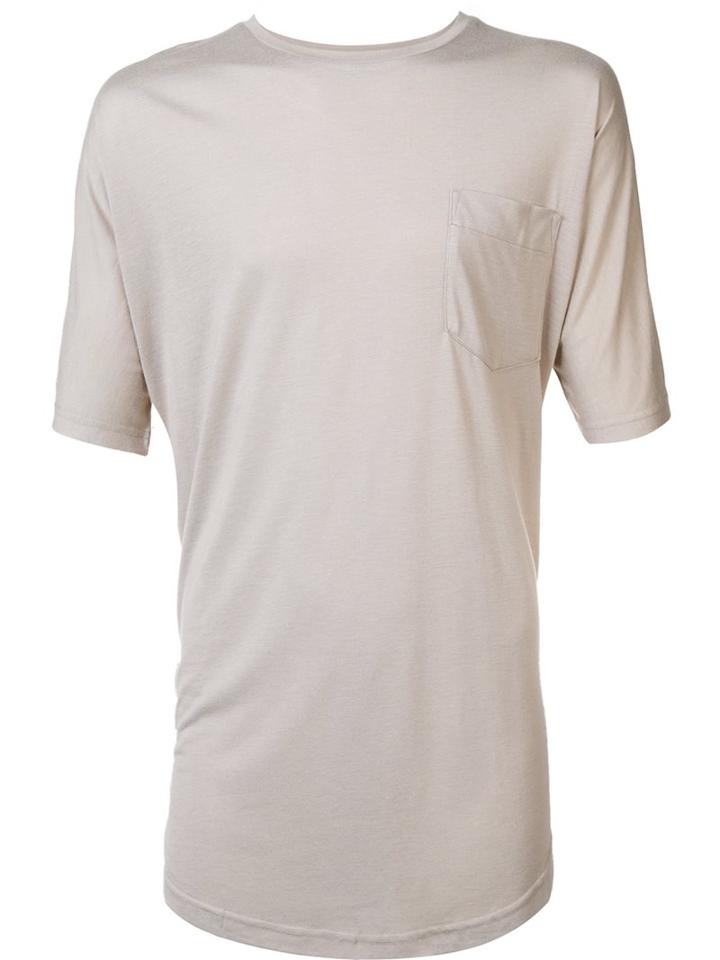 Publish Long Length T-shirt, Men's, Size: Medium, Nude/neutrals, Rayon/polyester