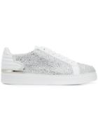 Philipp Plein Embellished Low-top Sneakers - White