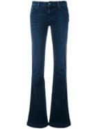 Armani Jeans - Flared Jeans - Women - Cotton/polyester/spandex/elastane - 25, Blue, Cotton/polyester/spandex/elastane