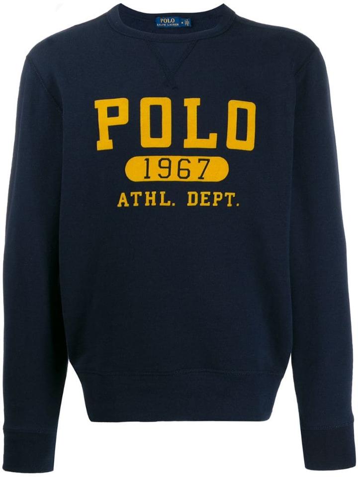 Polo Ralph Lauren Logo Print Sweatshirt - Blue