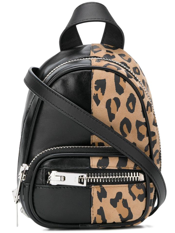 Alexander Wang Mini Leopard Backpack - Brown