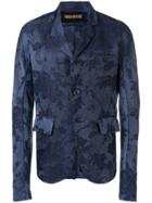 Uma Wang Floral Tailored Blazer - Blue