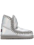 Mou Mu. Fw111008ceskimo Sneaker Big Metal Logoirigr - Grey