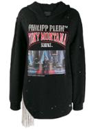 Philipp Plein Scarface Embellished Hoodie - Black