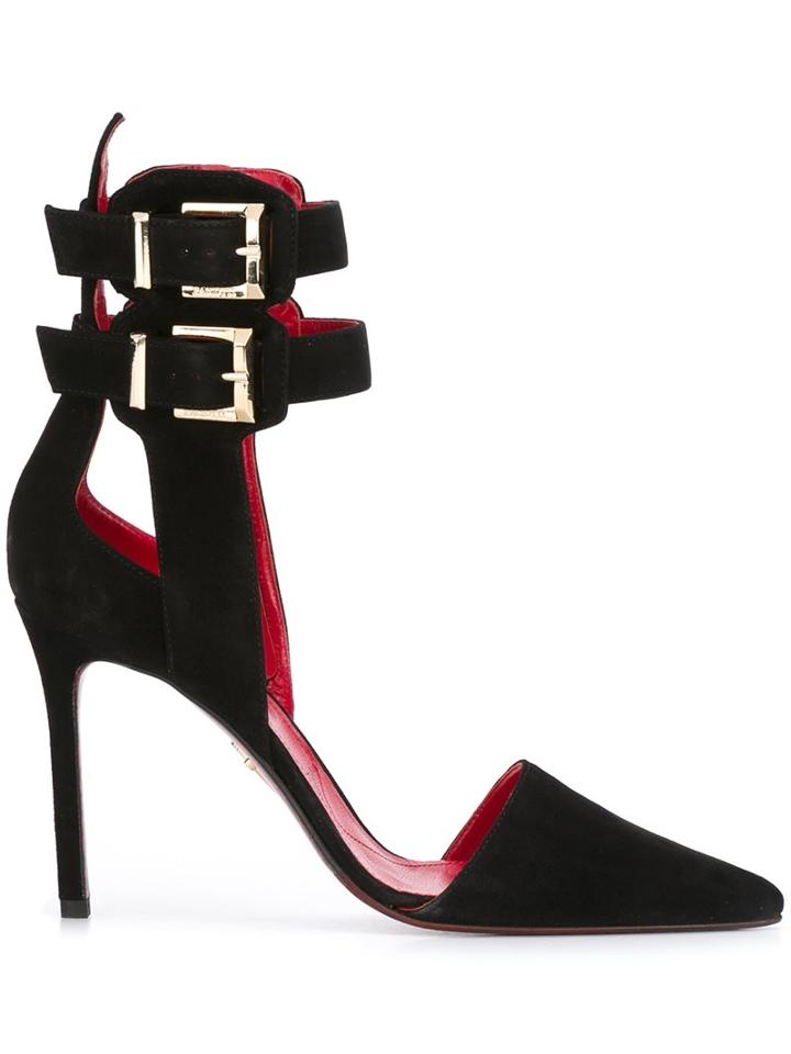 Cesare Paciotti Double Ankle Strap Pumps