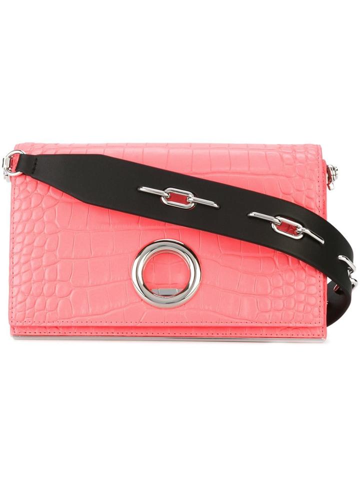 Alexander Wang Croc-effect Shoulder Bag - Pink