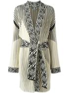 Fausto Puglisi Ribbed Robe Coat