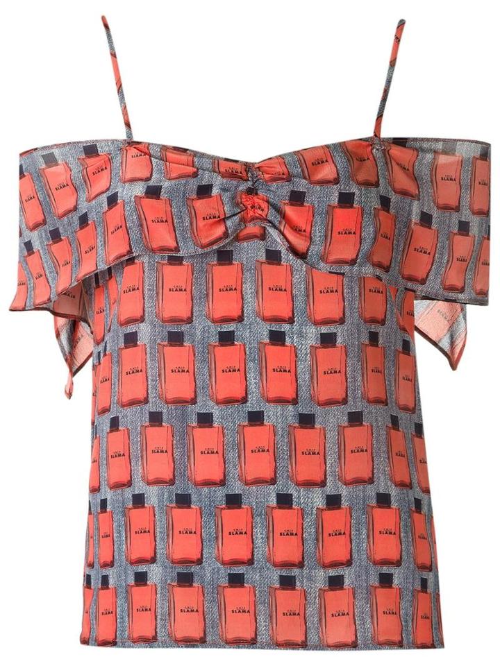 Amir Slama Lace Up Detail Shorts, Women's, Size: P, Blue, Silk