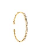 Suzanne Kalan 18kt Yellow Gold Fireworks Flexible Diamond Baguette