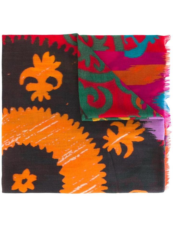 Etro Printed Scarf, Women's, Cashmere