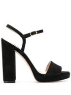 Stuart Weitzman Sunray Sandals - Black