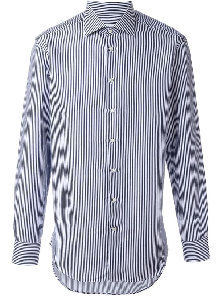 Etro Pinstriped Button Down Shirt