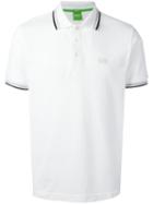 Boss Hugo Boss Logo Embroidered Polo Shirt, Men's, Size: Xxl, White, Cotton