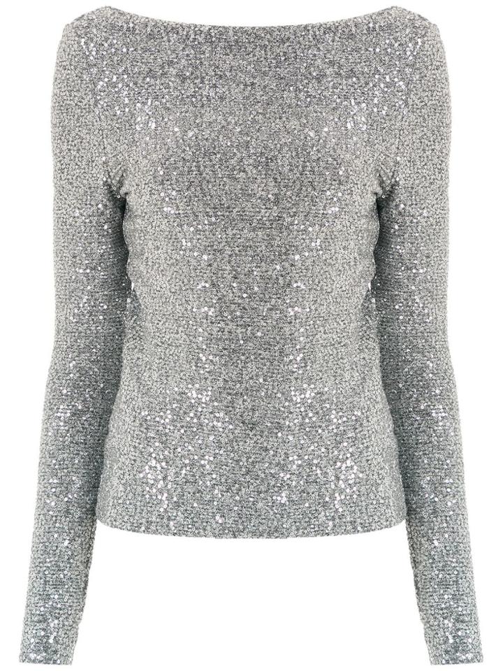 Gloria Coelho Appliqué Shirt - Grey