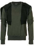 Alexander Mcqueen Layered Sweatshirt - Green