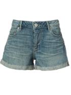 Paige Denim Shorts, Women's, Size: 29, Blue, Cotton/spandex/elastane