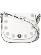 Michael Michael Kors - Studded Shoulder Bag - Women - Leather - One Size, White, Leather