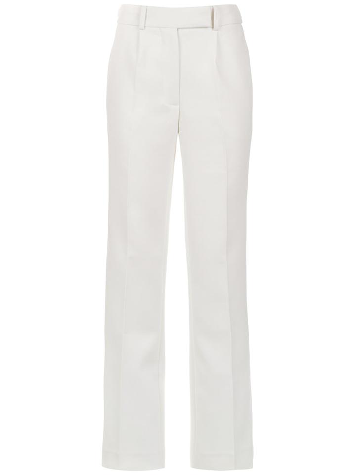 Egrey High Waisted Trousers - White