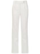 Egrey High Waisted Trousers - White