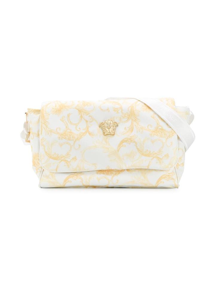 Young Versace Barocco Print Changing Bag - Yellow