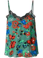 Isabelle Blanche Floral Printed Top - Green