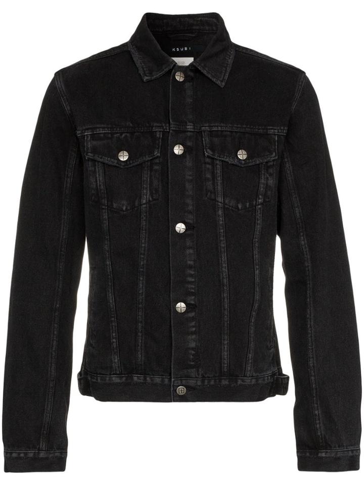 Ksubi Classic Stretchy Denim Jacket - Black
