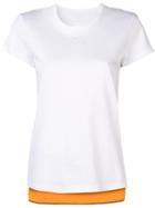 Nº21 Contrast Back T-shirt - White