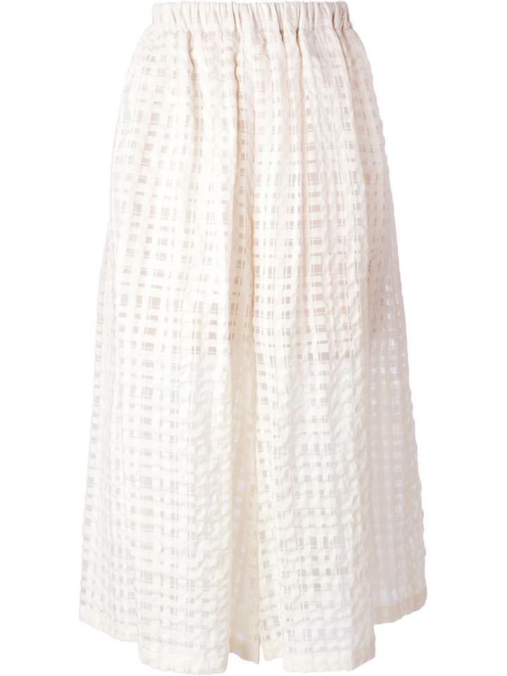 Erika Cavallini Gingham Check Culottes