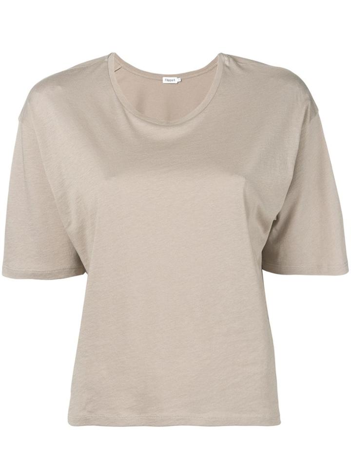 Filippa-k Cropped T-shirt - Neutrals