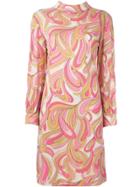 Emilio Pucci Vintage Printed Shift Dress - Pink & Purple