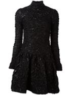 Simone Rocha Textured Mini Dress - Black