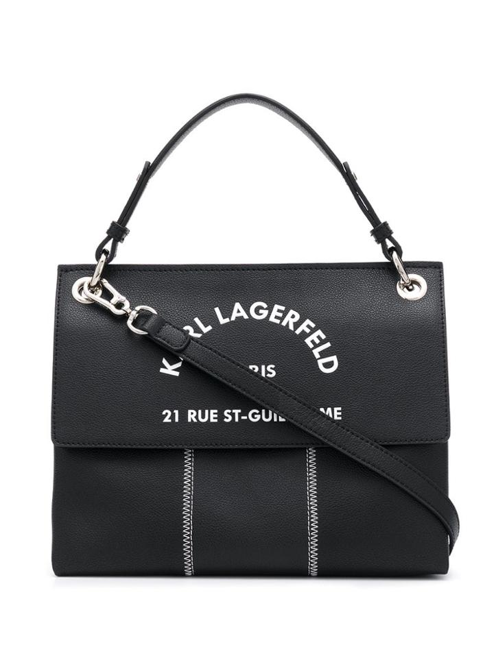 Karl Lagerfeld Rue St Guillaume Top Handle - Black