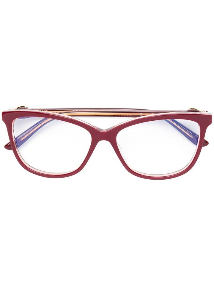 Cartier Square-frame Glasses - Red