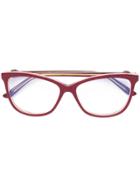 Cartier Square-frame Glasses - Red
